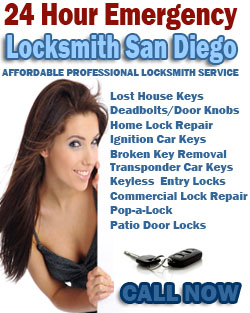 24 Hour Emergency Locksmith Servce San Diego